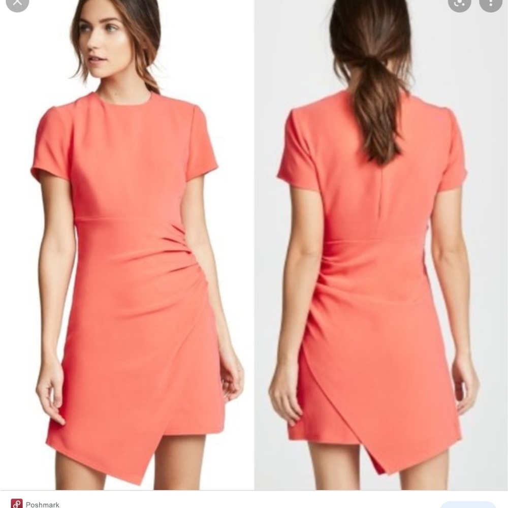 Cinq A Sept Imogen Dress in Coral